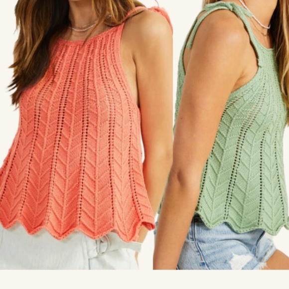 Altar’d State Crochet Tank- size small - Picture 5 of 5